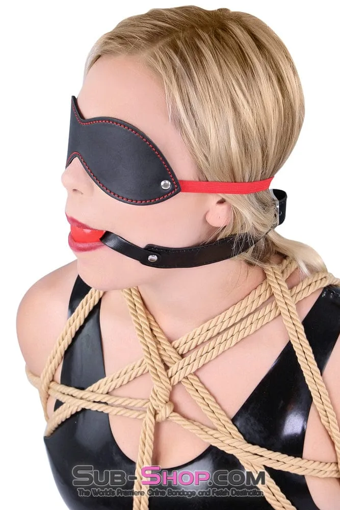 8947DL      Bondage Basics Beginner’s Red Rubber Ball Gag - MEGA Deal