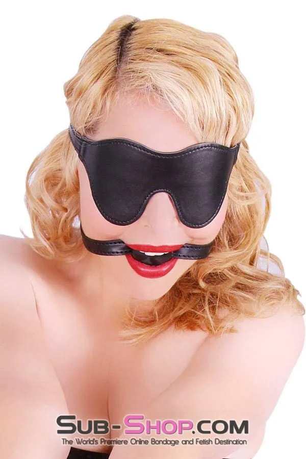 8999DL      Bondage Basics Black Rubber Classic Ball Gag - MEGA Deal