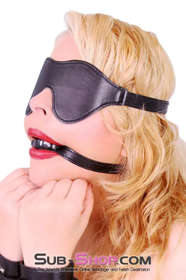 8999DL      Bondage Basics Black Rubber Classic Ball Gag - MEGA Deal