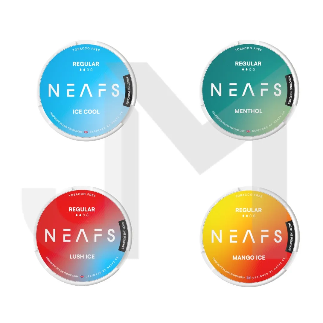 8mg NEAFS Regular Nicotine Pouches - 20 Pouches