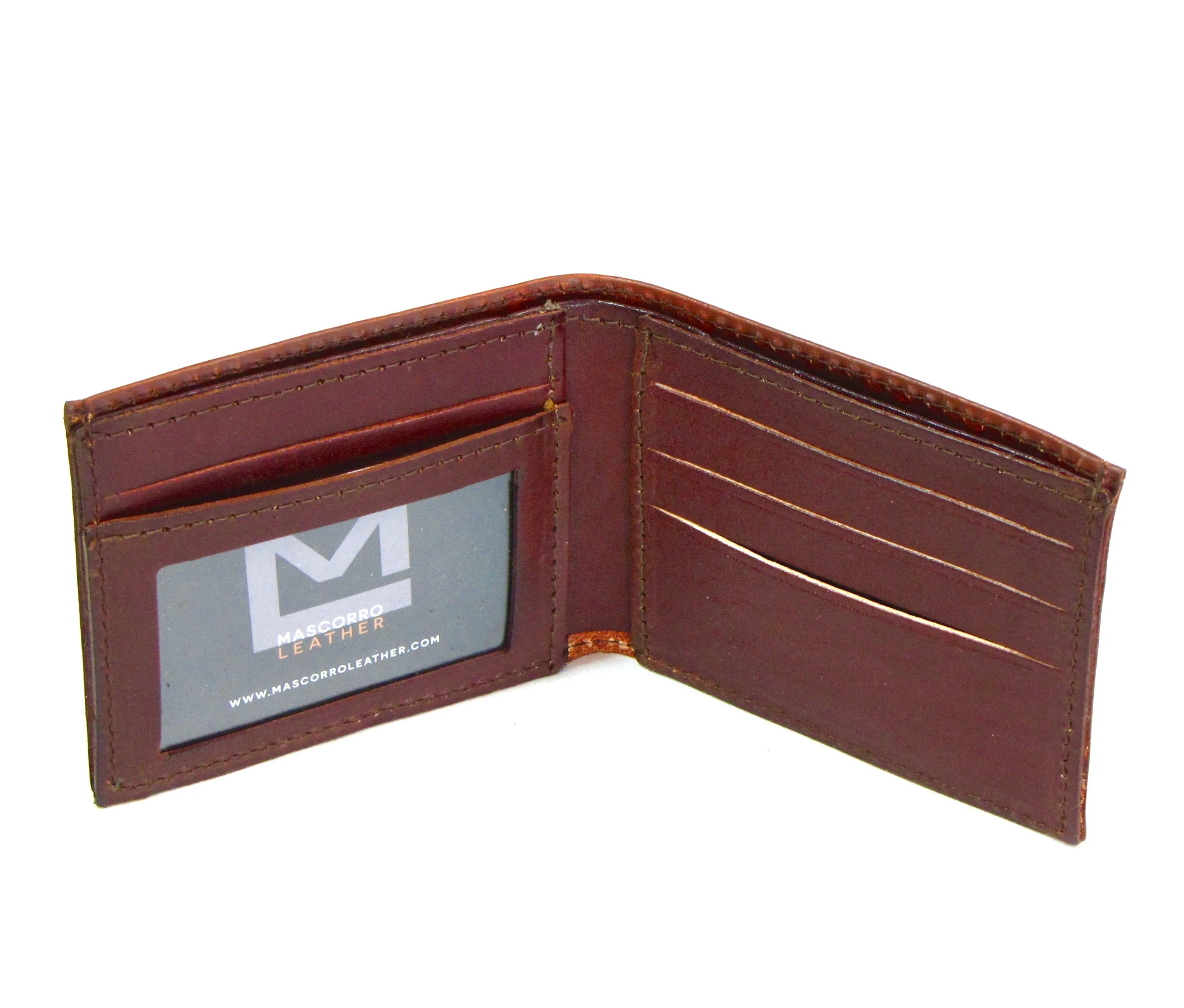 AB330-019  Antique Finish Slim Billfold- Fucker