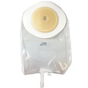 ActiveLife® Convex One-Piece Pre-Cut Urostomy Pouch with Durahesive Skin Barrier with Acrylic Tape Collar (Transparent)