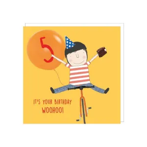 Age 5 - It's Your Birthday Woohoo Card
