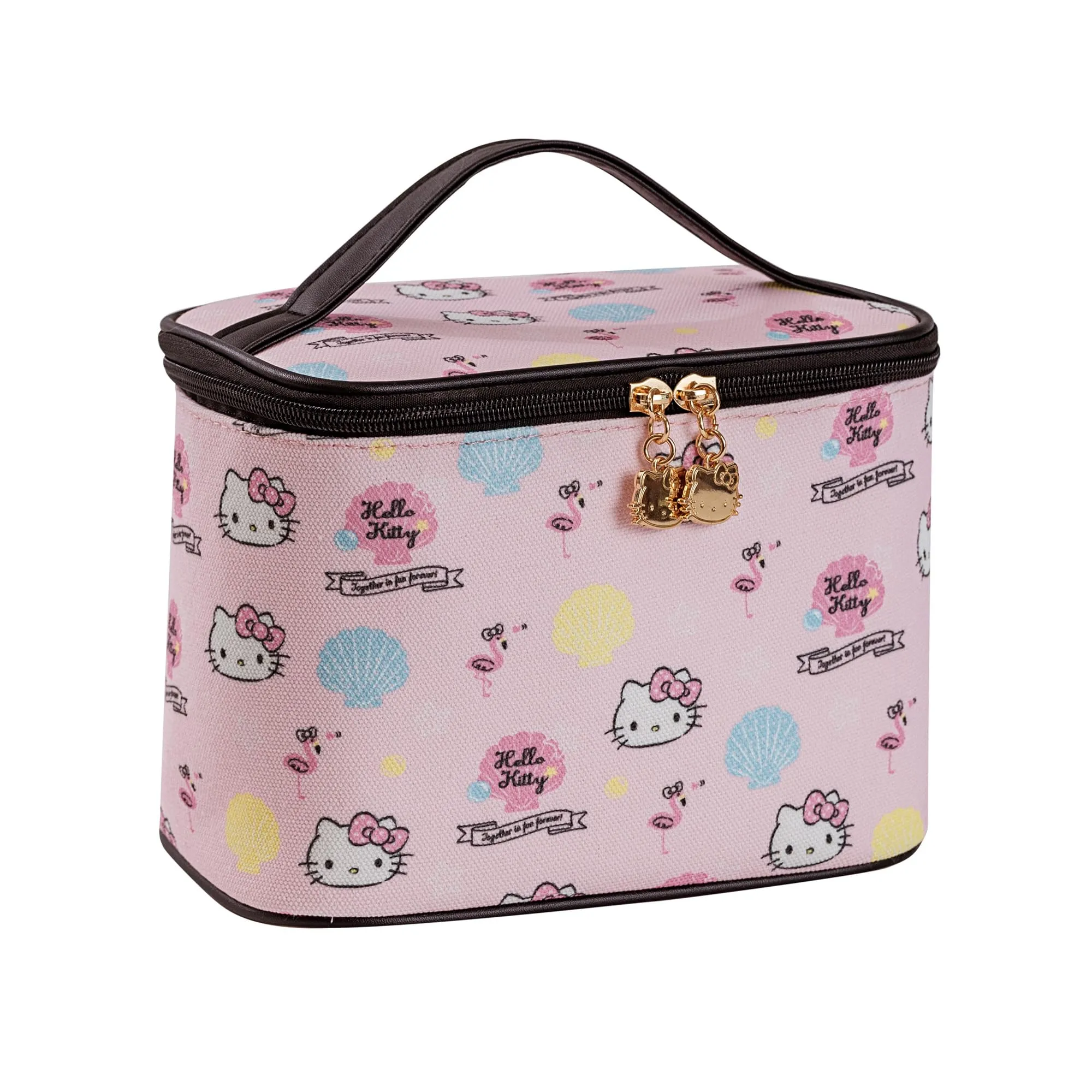AmBealla Make up Bag Travel Cosmetic Bags Brush Holder Zipper Pouch Case Organizer Cute Organizer Suitable for Purse for Women (09 Sweet Holiday)