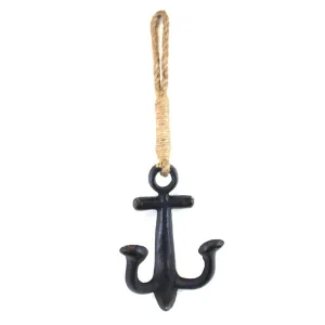 Anchor Design Wall Hook Black