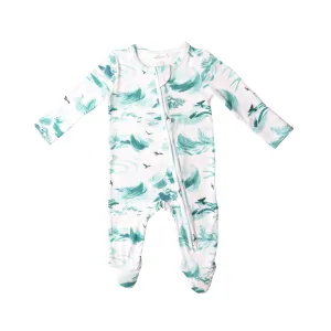 Angel Dear Ocean Waves Footie with Zipper