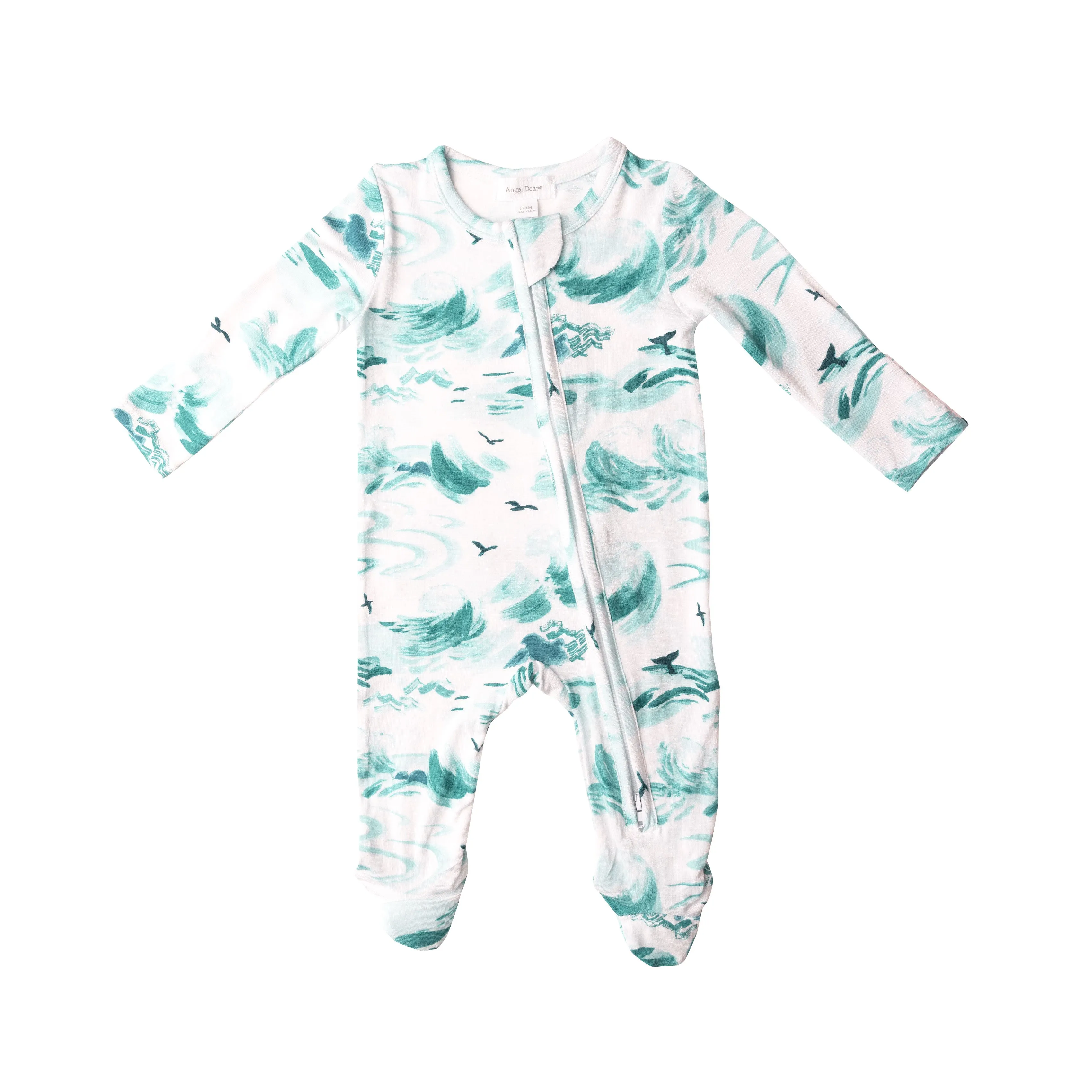 Angel Dear Ocean Waves Footie with Zipper
