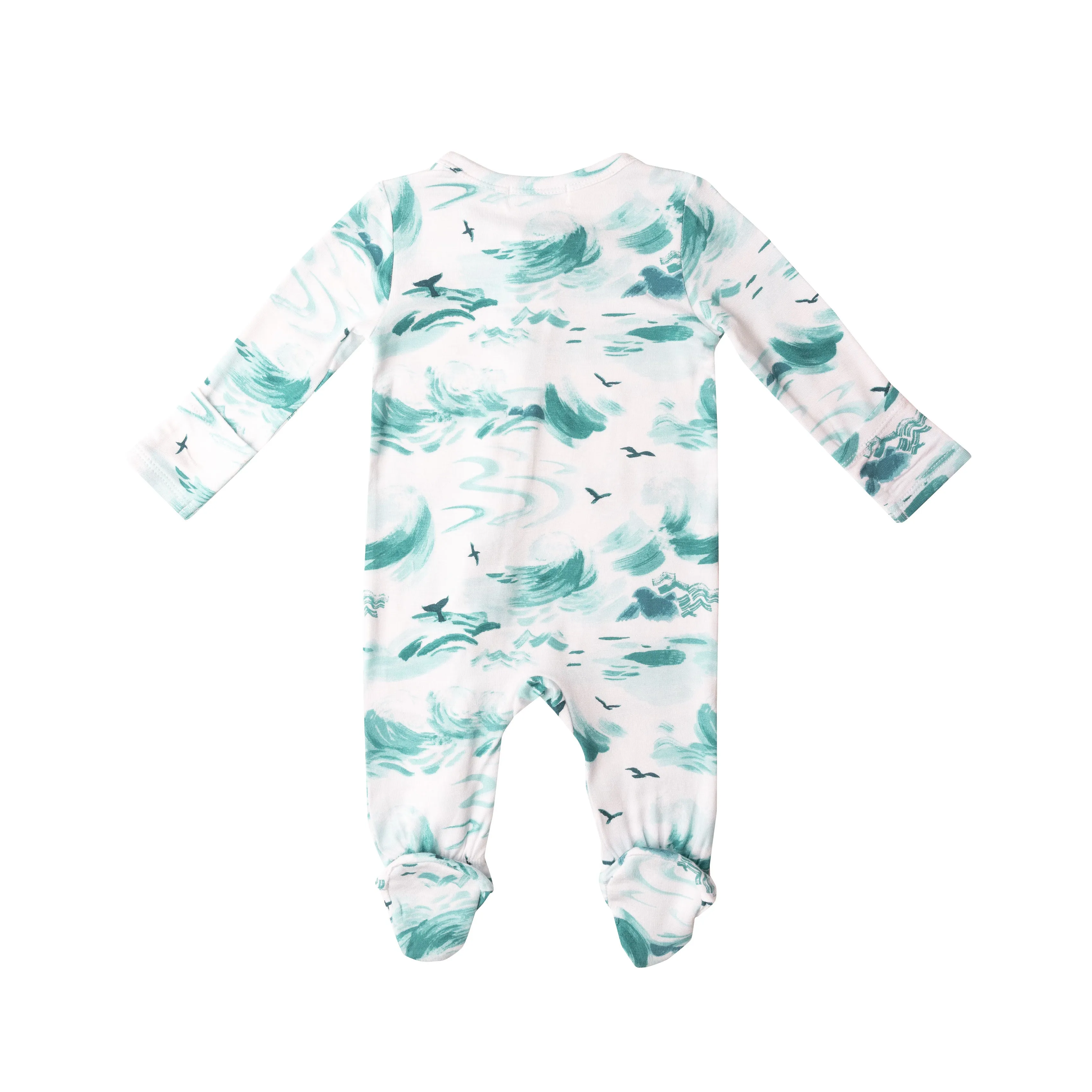 Angel Dear Ocean Waves Footie with Zipper