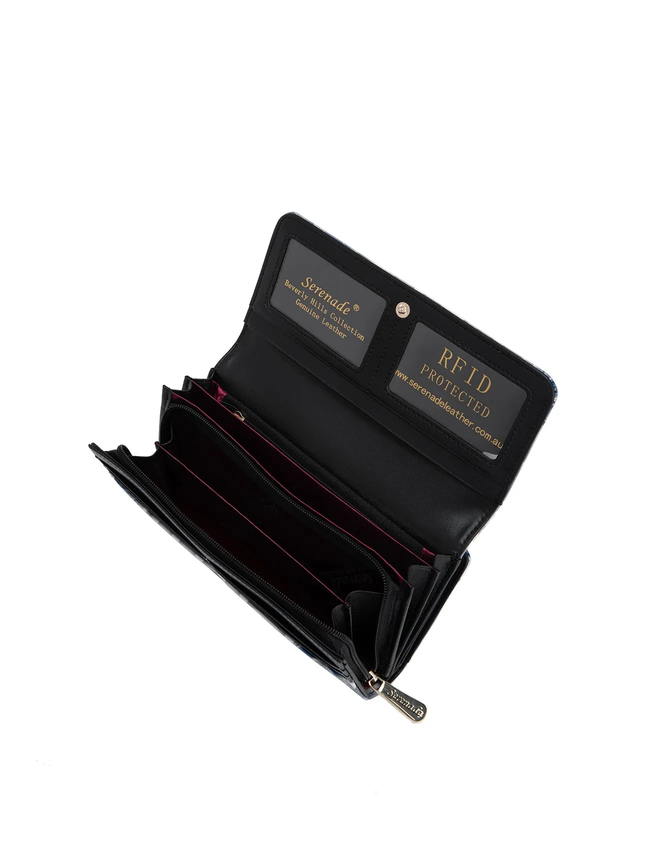 ANNABELLE LARGE LEATHER RFID WALLET- WSF2201-SALE