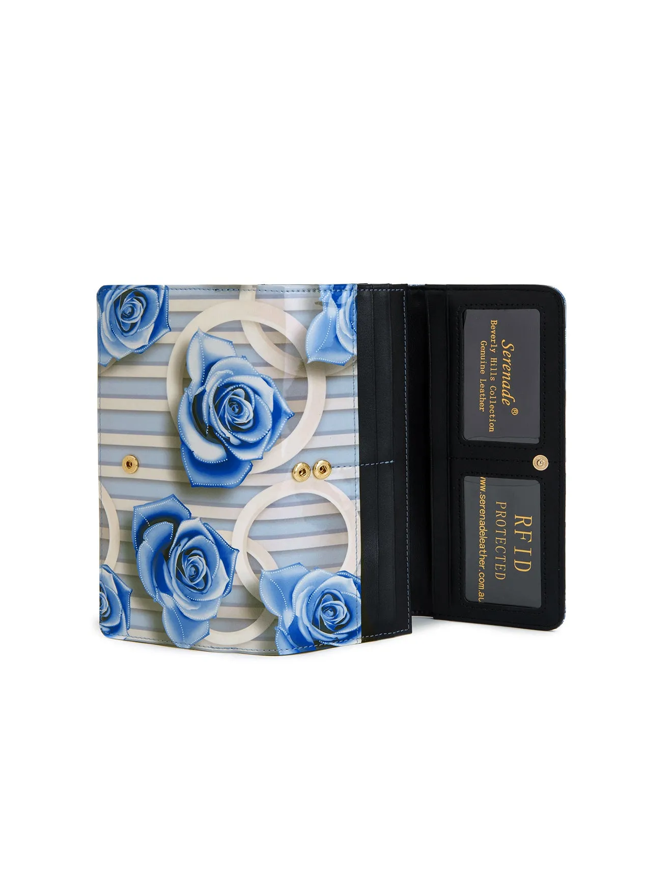 ANNABELLE LARGE LEATHER RFID WALLET- WSF2201-SALE