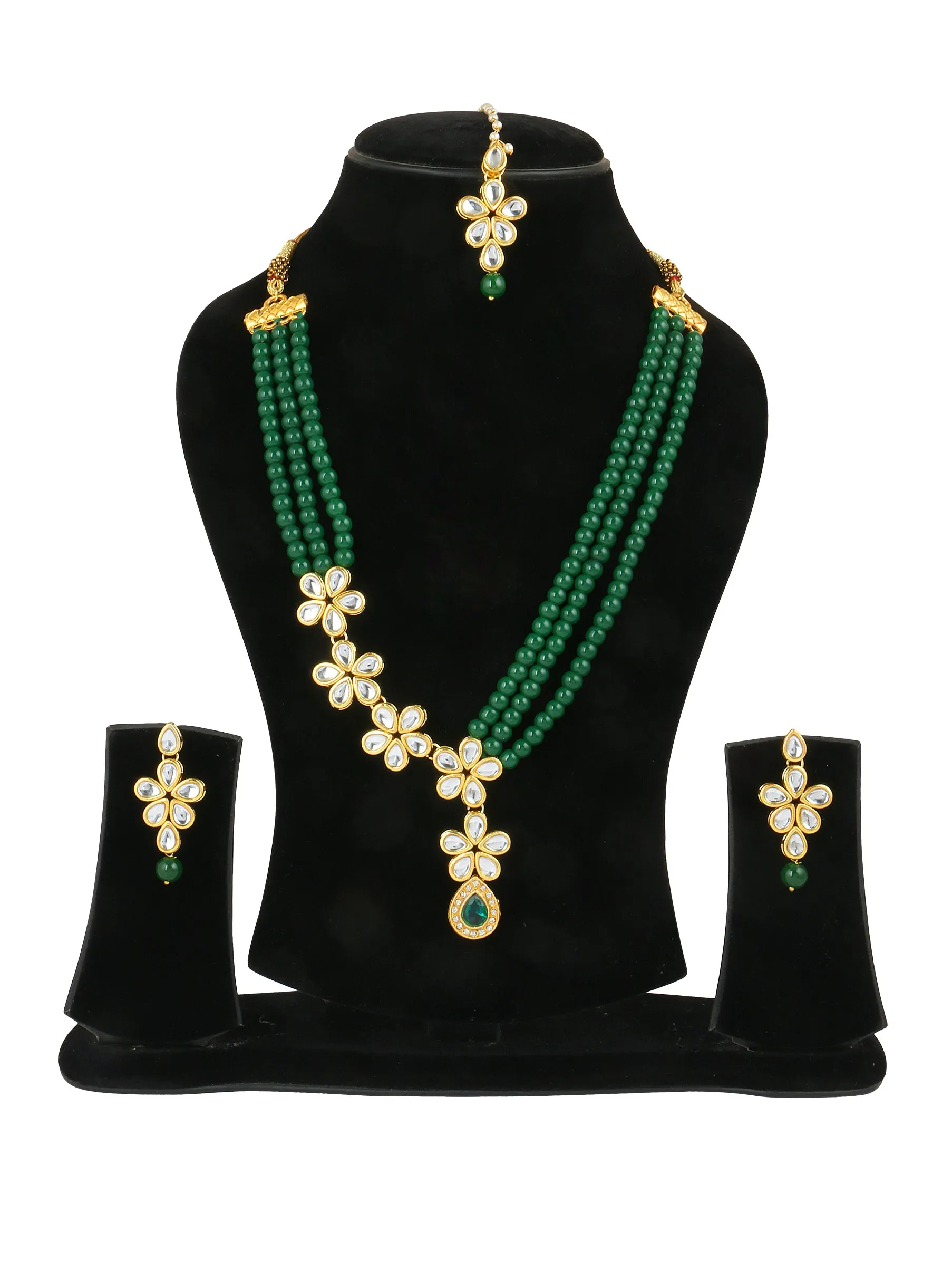 Antique origins Kundan Necklace Set for Women