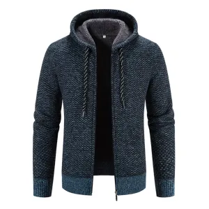 Arctic Knit Zip-Up Hoodie