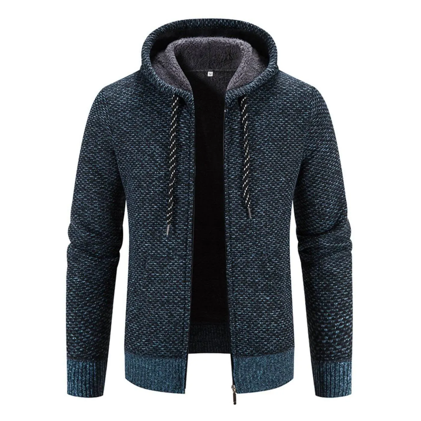 Arctic Knit Zip-Up Hoodie
