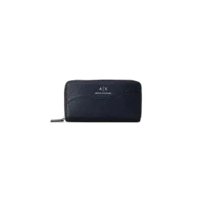 Armani Exchange Women's Black Wallet with Zip