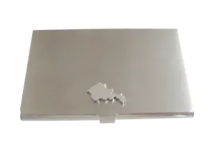 Armenia Map Shape Business Card Holder