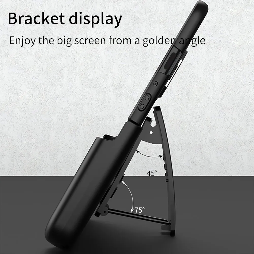 Armor Back Clip Stand Holder Case For Samsung Galaxy Z Fold 3 5G Anti-knock Protection Hard Cover For Samsung Z Fold 3 Case