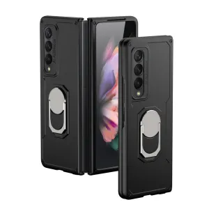 Armor Back Clip Stand Holder Case For Samsung Galaxy Z Fold 3 5G Anti-knock Protection Hard Cover For Samsung Z Fold 3 Case