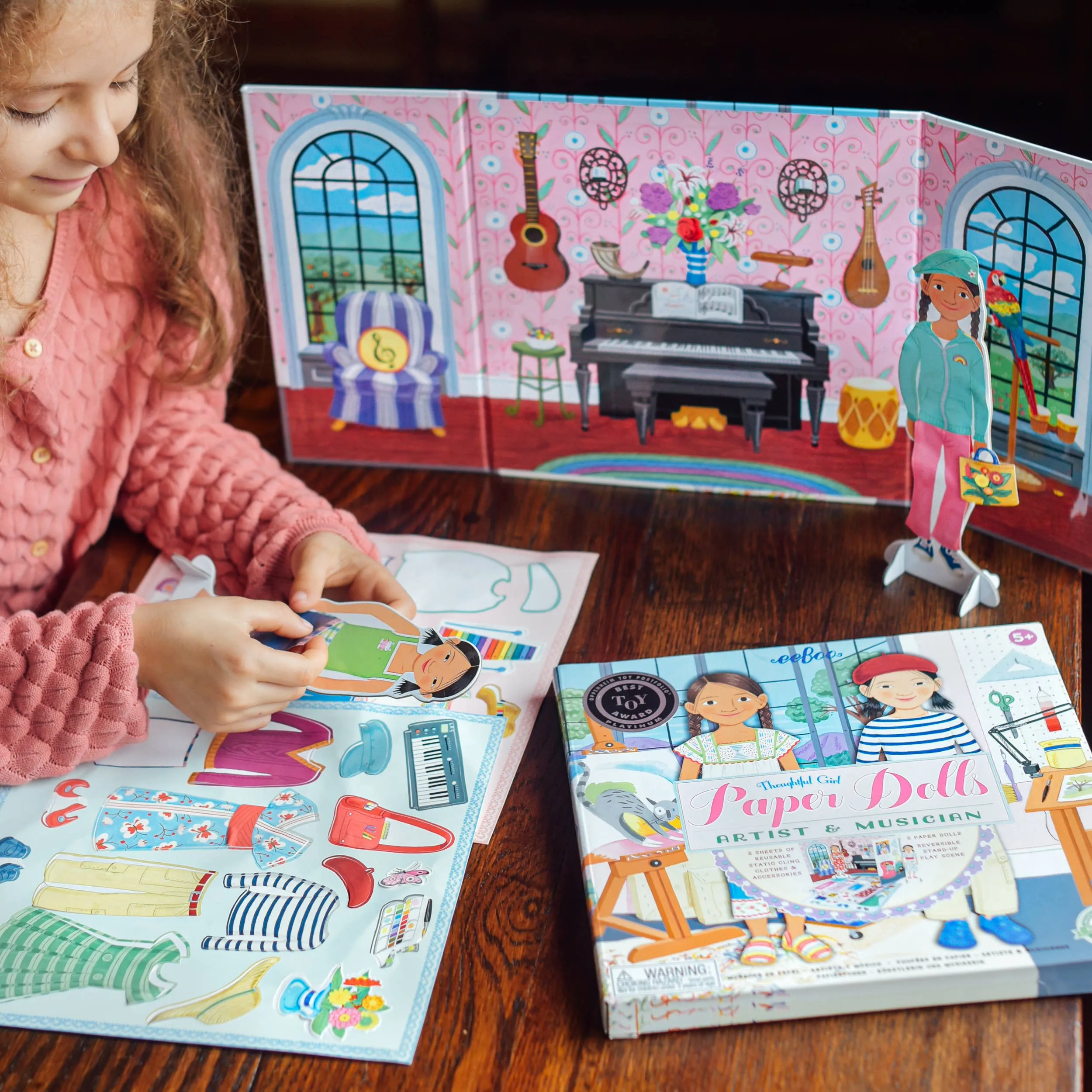 Artist & Musician Paper Doll Set