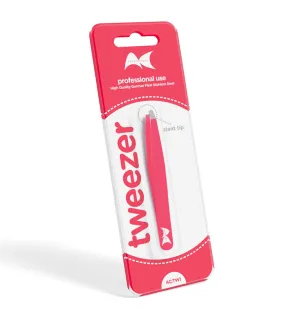Artists Choice Slant Tip Tweezer Hot Pink