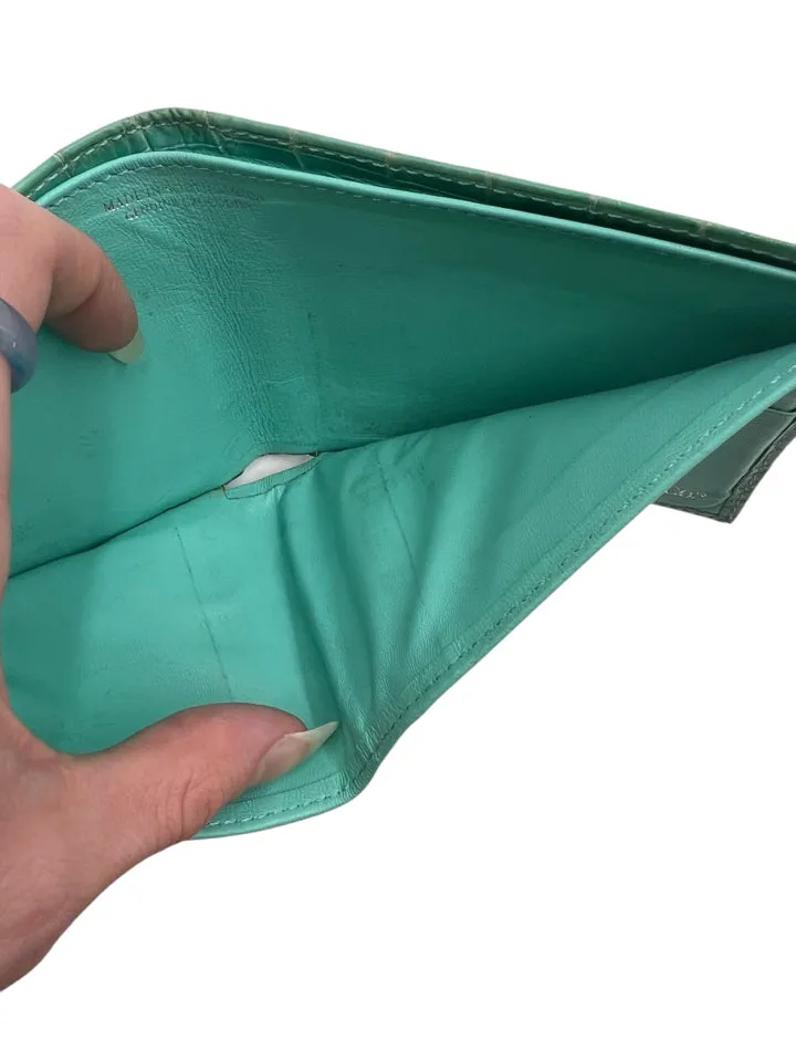 As is - Tiffany & Co. Aqua Men's Alligator Wallets