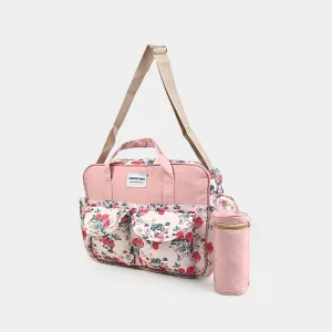 Baby Diaper Bag Strawberry-Themed | Practical & Stylish