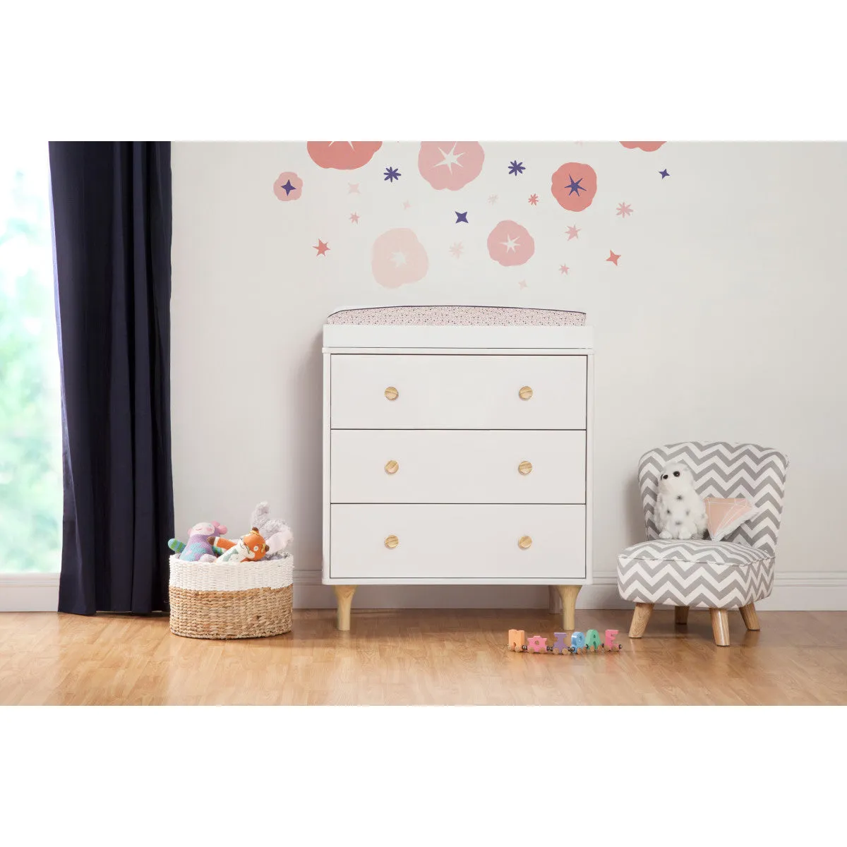 Babyletto Lolly 3-Drawer Changer Dresser with Removable Changing Tray