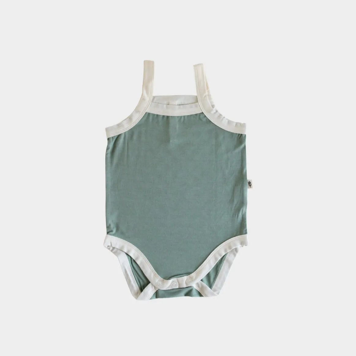 Babysprouts Tank Bodysuit in Seagreen