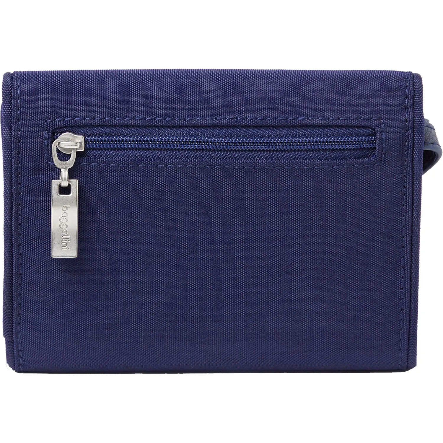Baggallini Compact Wallet Navy Nylon