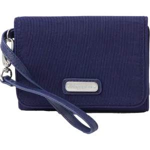 Baggallini Compact Wallet Navy Nylon