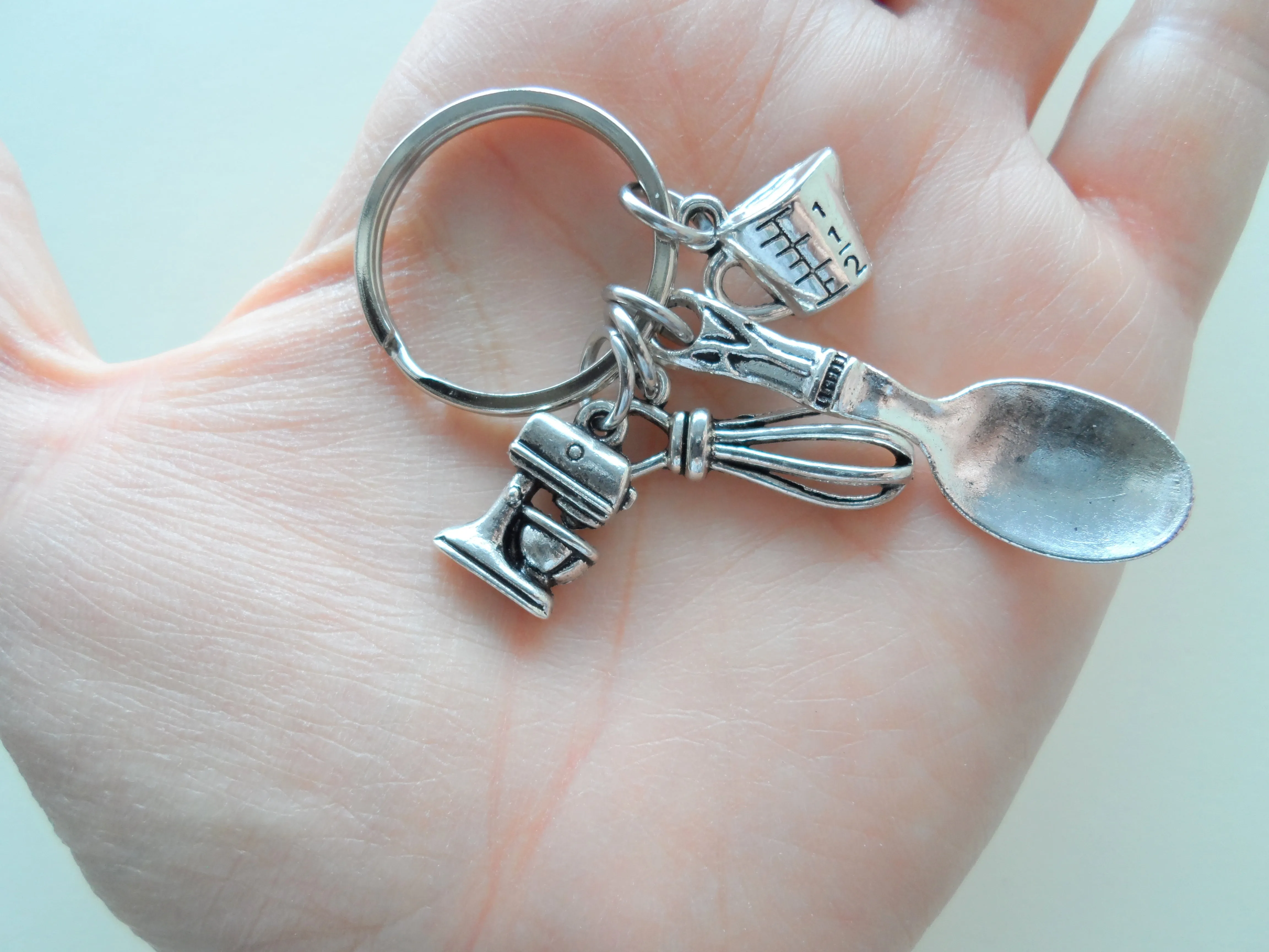 Baker's Keychain, Bakery Employee Appreciation Gift, School Lunch Staff Thank You Gift by JewelryEveryday