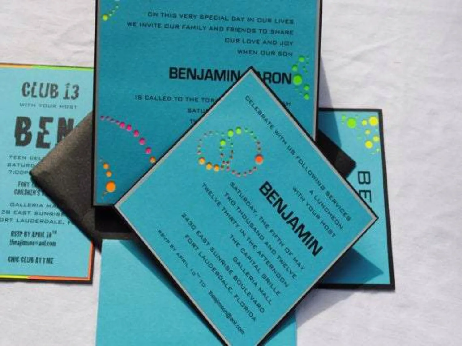 Bar Mitzvah Invitation