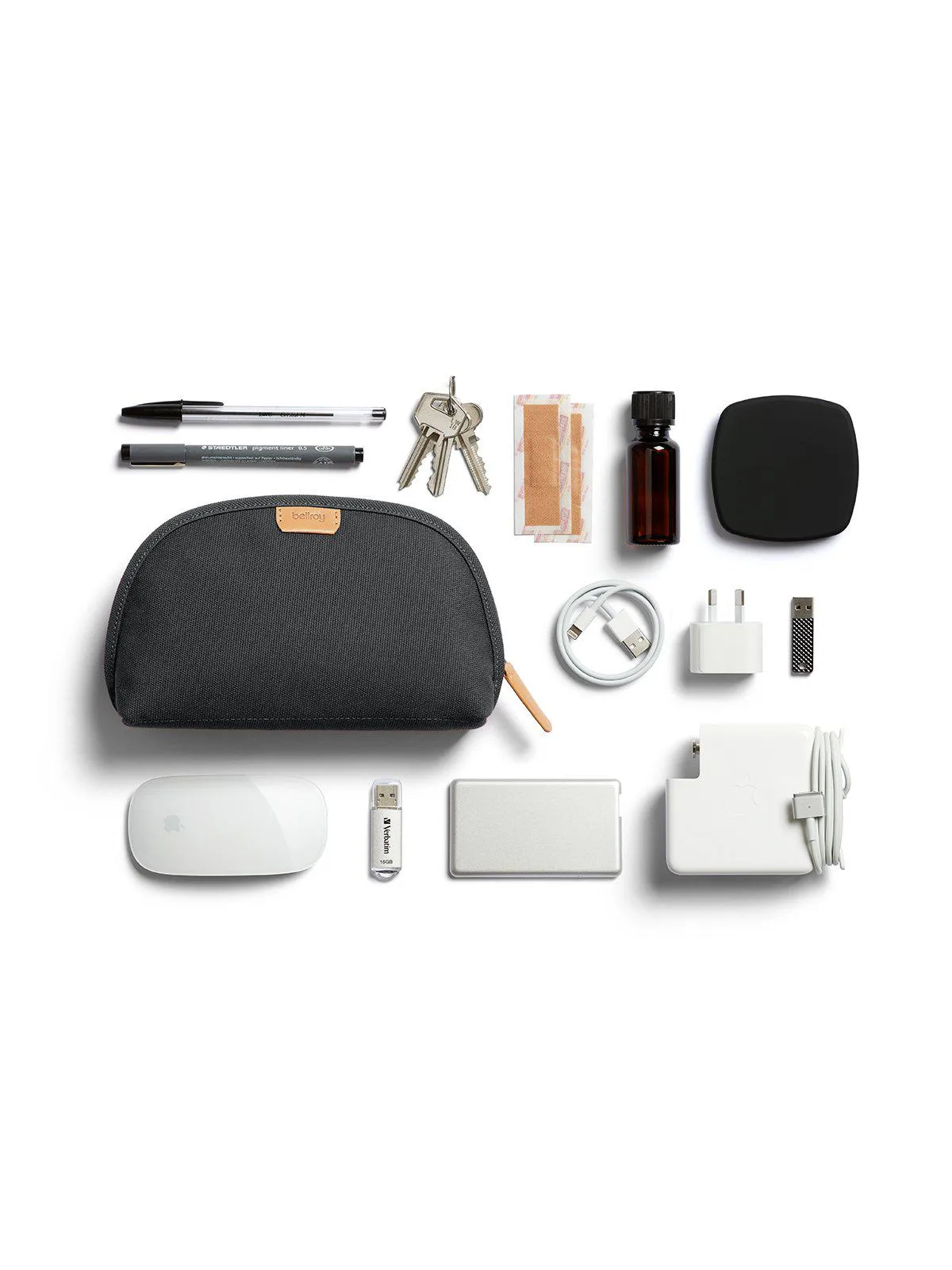 Bellroy Classic Pouch Charcoal Recycled