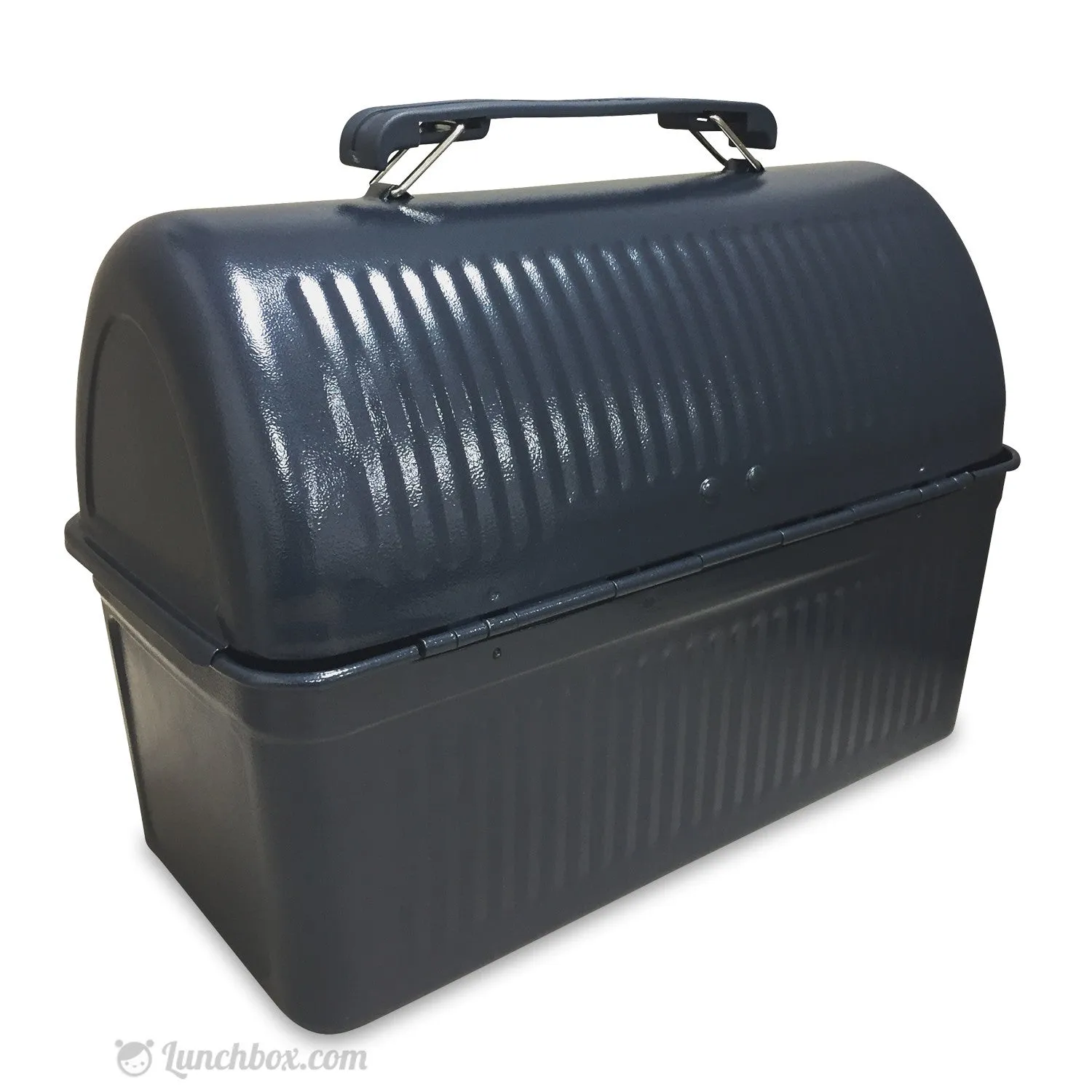 Black Dome Lunch Box and Flask