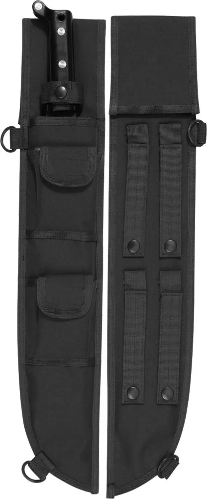 Black Tactical MOLLE Machete Sheath Case Cover 18"