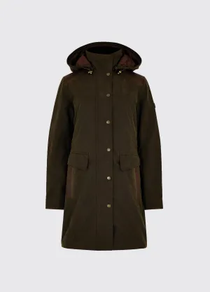 Blacklion Ladies Waxed Cotton Jacket - Olive