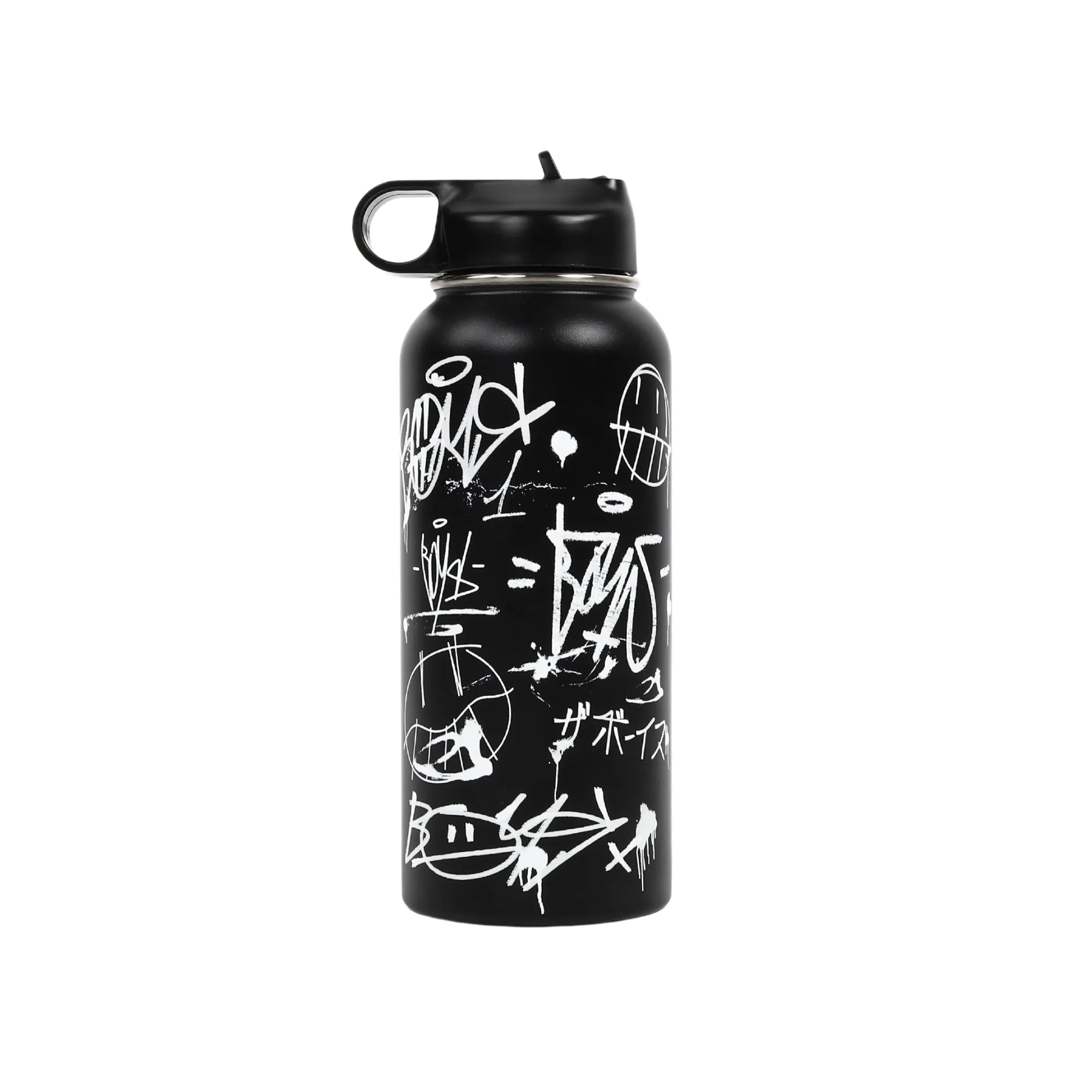 BLACKOUT SCRIBBLE WATER BOTTLE