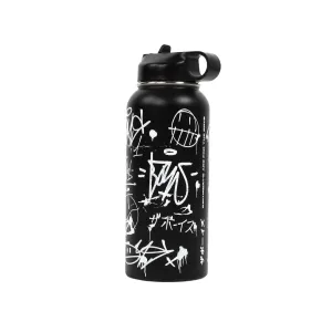 BLACKOUT SCRIBBLE WATER BOTTLE