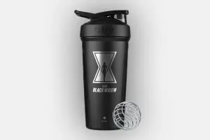 Blender Bottle 24oz - Marvel -Black Widow - Strada Stainless Steel