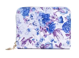 Blue Floral Card Holder