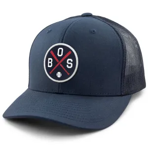 BOS Baseball Emblem Classic Snapback Trucker