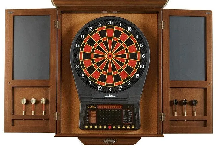 Brunswick Solid Wood Dartboard Cabinet