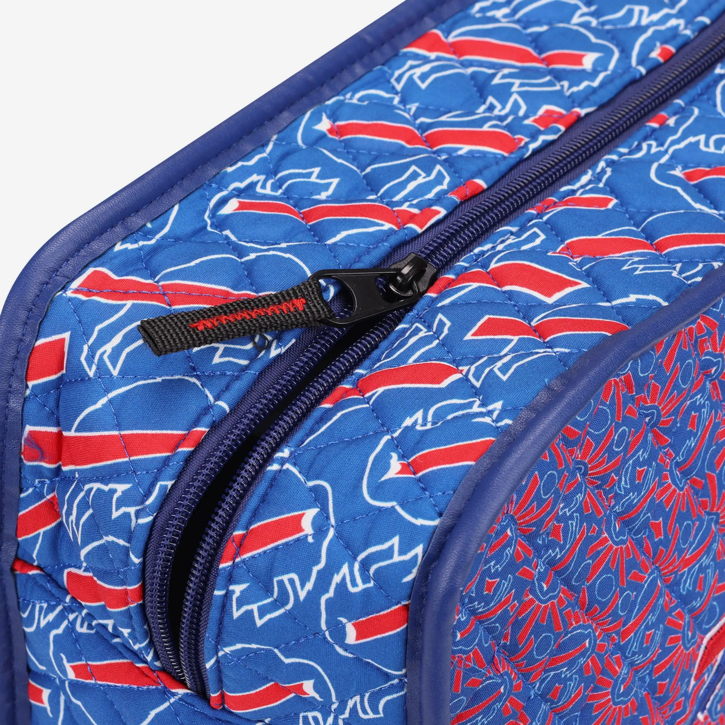 Buffalo Bills Quilted Printed Cosmetic Bag