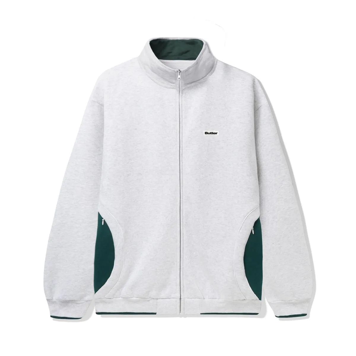 Butter Goods Endurance Zip-Thru Top Ash