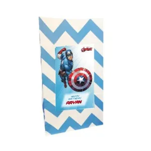 Captain America Popcorn Bag - Pack of 10