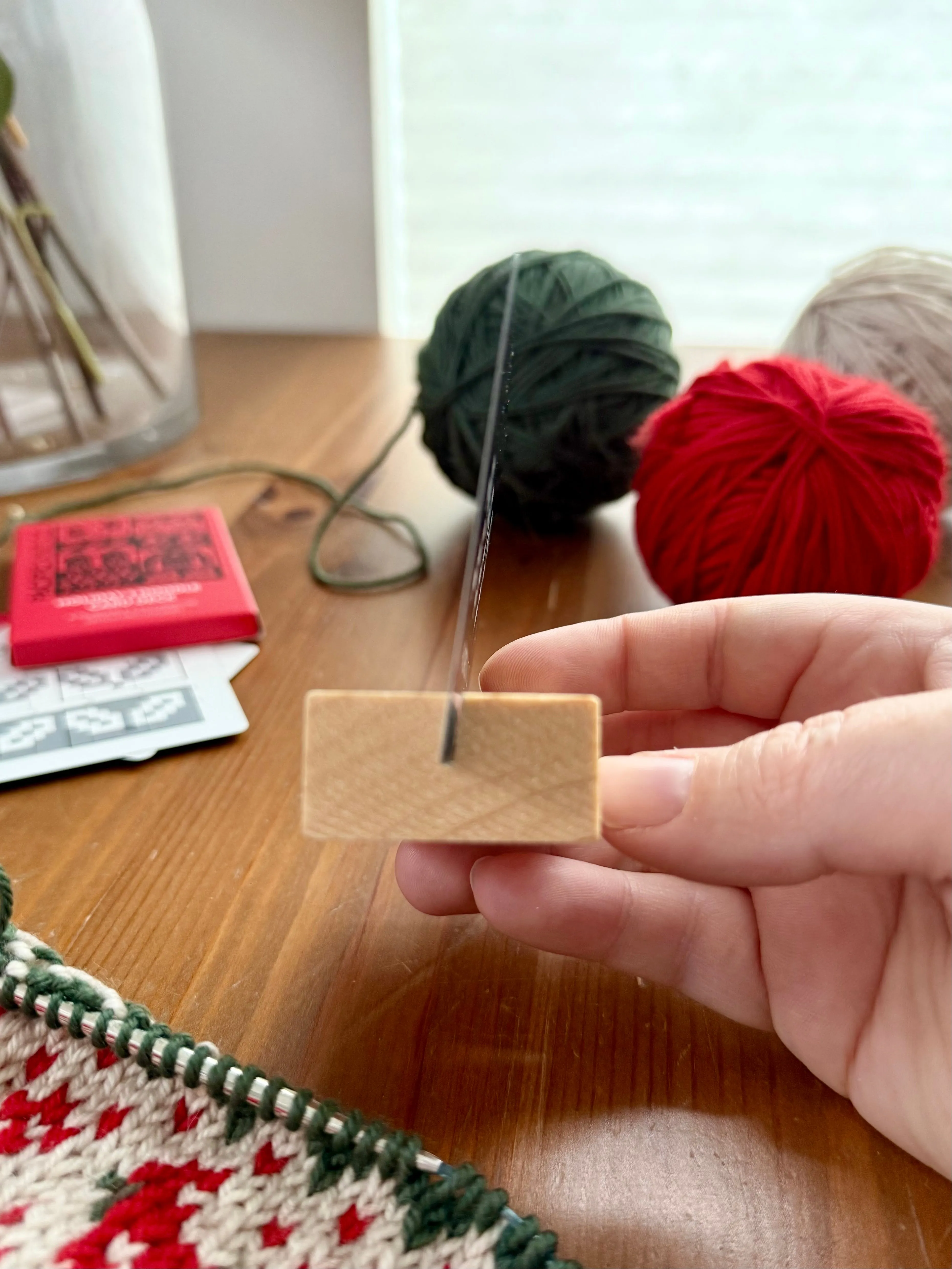Card Holder - Wood Block