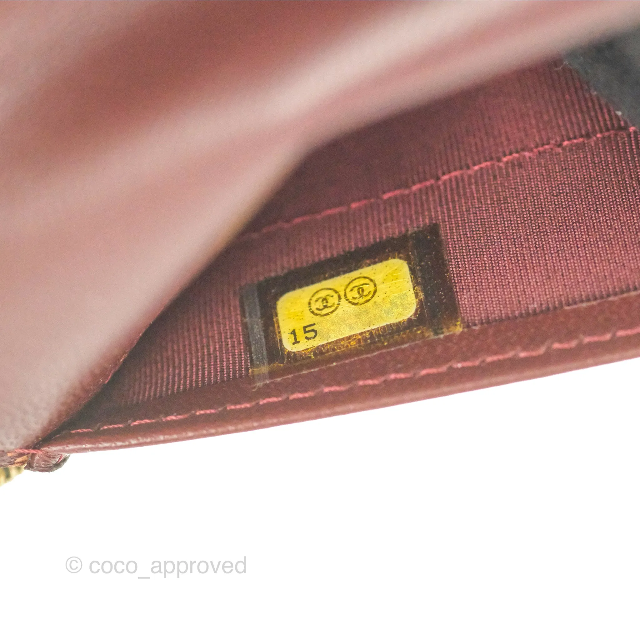 Chanel Zip Around Organiser Wallet Black Lambskin Gold Hardware