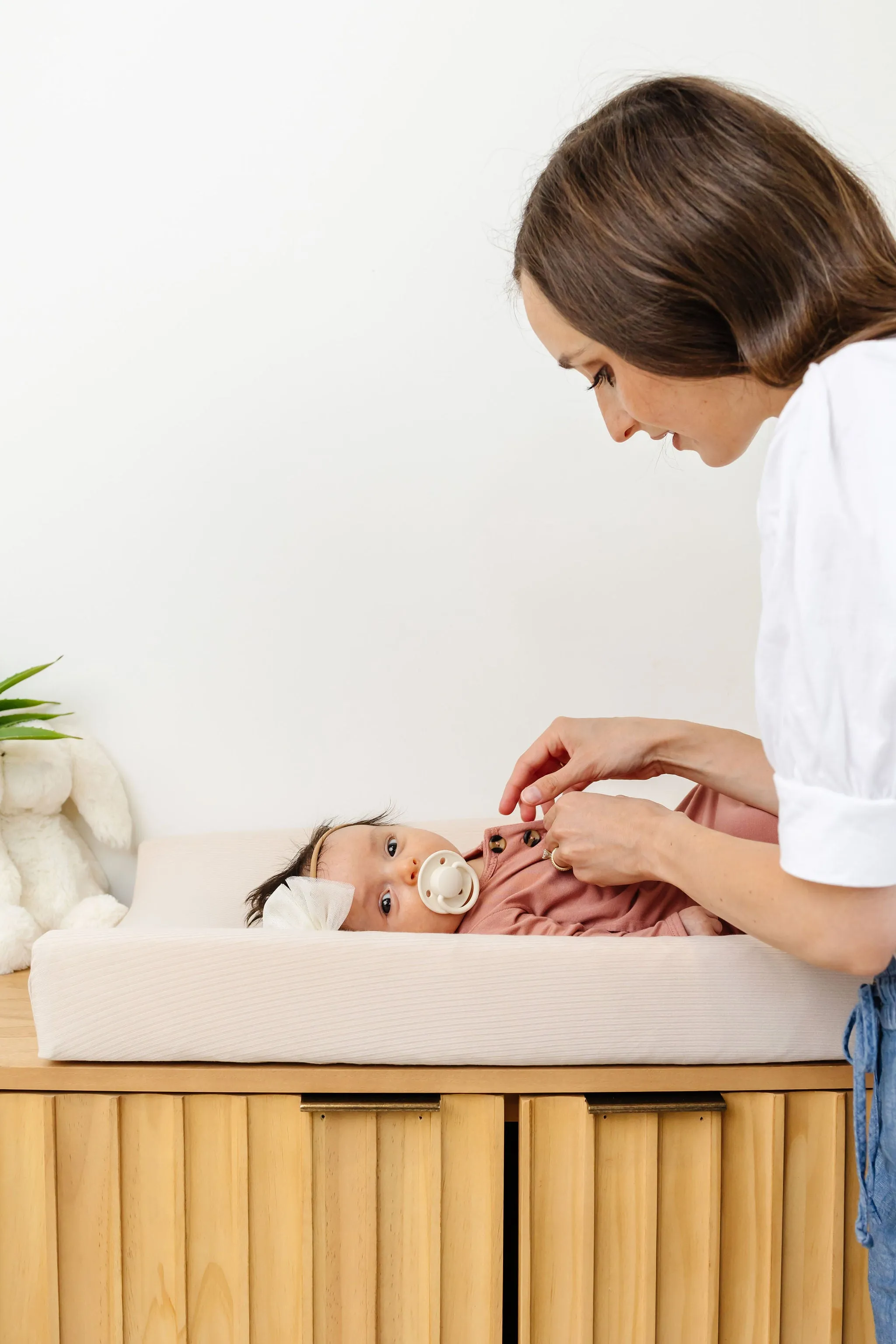 Changing Pad Cover - Cove Ribbed