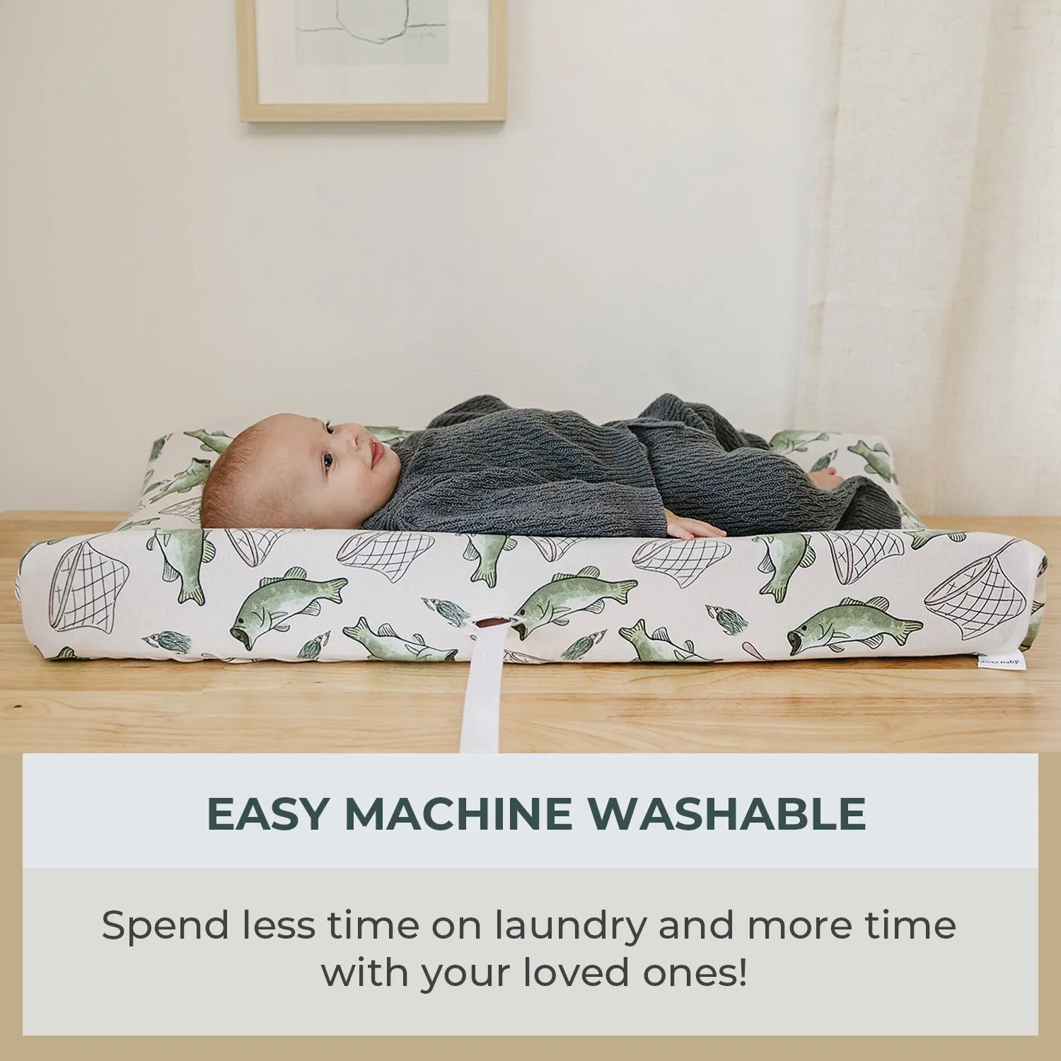 Changing Pad Covers - Gone Fishing