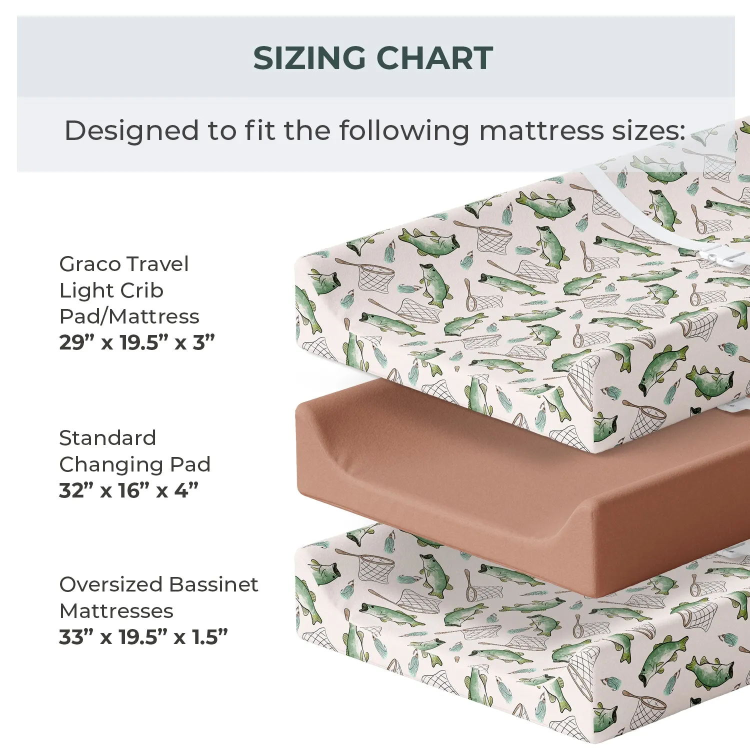 Changing Pad Covers - Gone Fishing