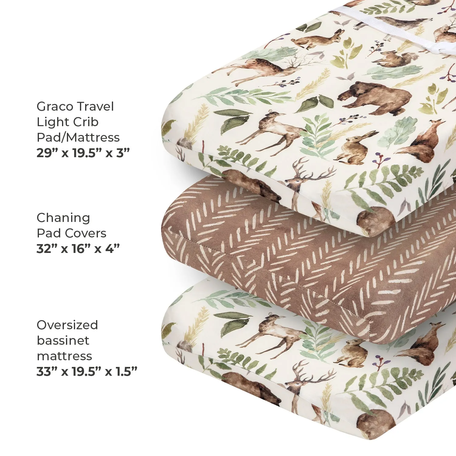 Changing Pad Covers - Wildlife